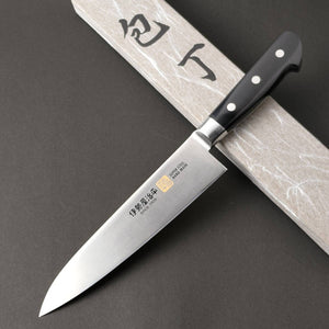 Iseya Molybdenum Gyuto Knife 180mm Black Micarta Handle