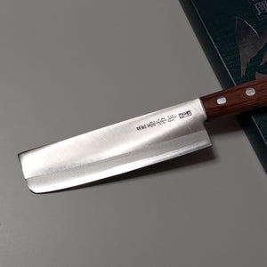 Kanetsune KC-315 Nakiri Vegetable Knife 135mm Plywood handle