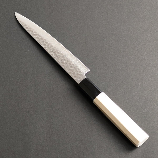 Sakai Takayuki Japanese Knife Set Damascus 45 Layer Petty Knife 150mm  (5.9) Nakiri Vegetable Knife 160mm (6.3)