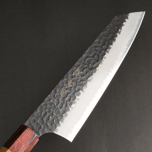 Sakai Takayuki Aogami Super Wa Kengata Gyuto Knife Kurouchi Hammered 190mm (7.5"")