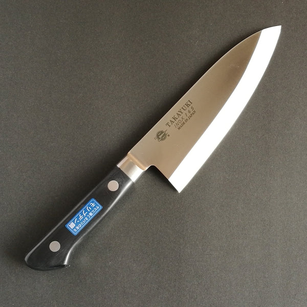 Sakai Takayuki Left Handed INOX Molybdenum Steel Stainless Deba