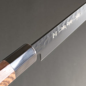 Sakai Takayuki KUROKAGE Teflon Coating VG10 Hammered Petty Japanese Knife 150mm Wenge Handle