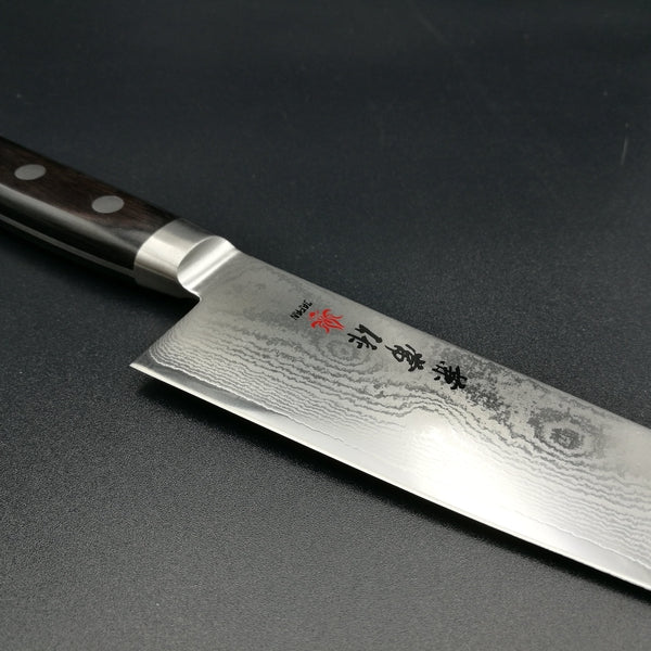 Kanetsune Japan KC-815 Namishibuki Kiritsuke-Gyutou 210mm Damascus