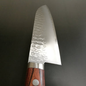 Kanetsune Hammered VG-1 Stainless Santoku knife 165mm KC-942-Japan Knife Shop