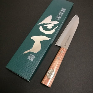 Kanetsune KC-314 Small Santoku Knife 140mm 5.5" Plywood handle-Japan Knife Shop