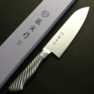 TOJIRO FUJITORA DP 3-Layer V10 Santoku Knife 170mm FU-895-Japan Knife Shop