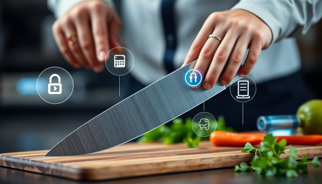 Smart Ergonomic Knife Handles with IoT Integration: Enhancing Safety and Precision in Commercial Kitchens of 2025