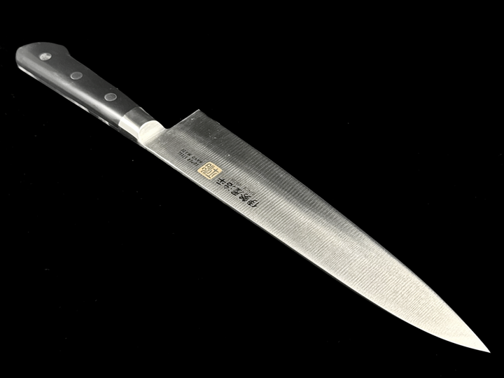 Iseya Molybdenum Gyuto Knife 210mm Black Micarta Handle