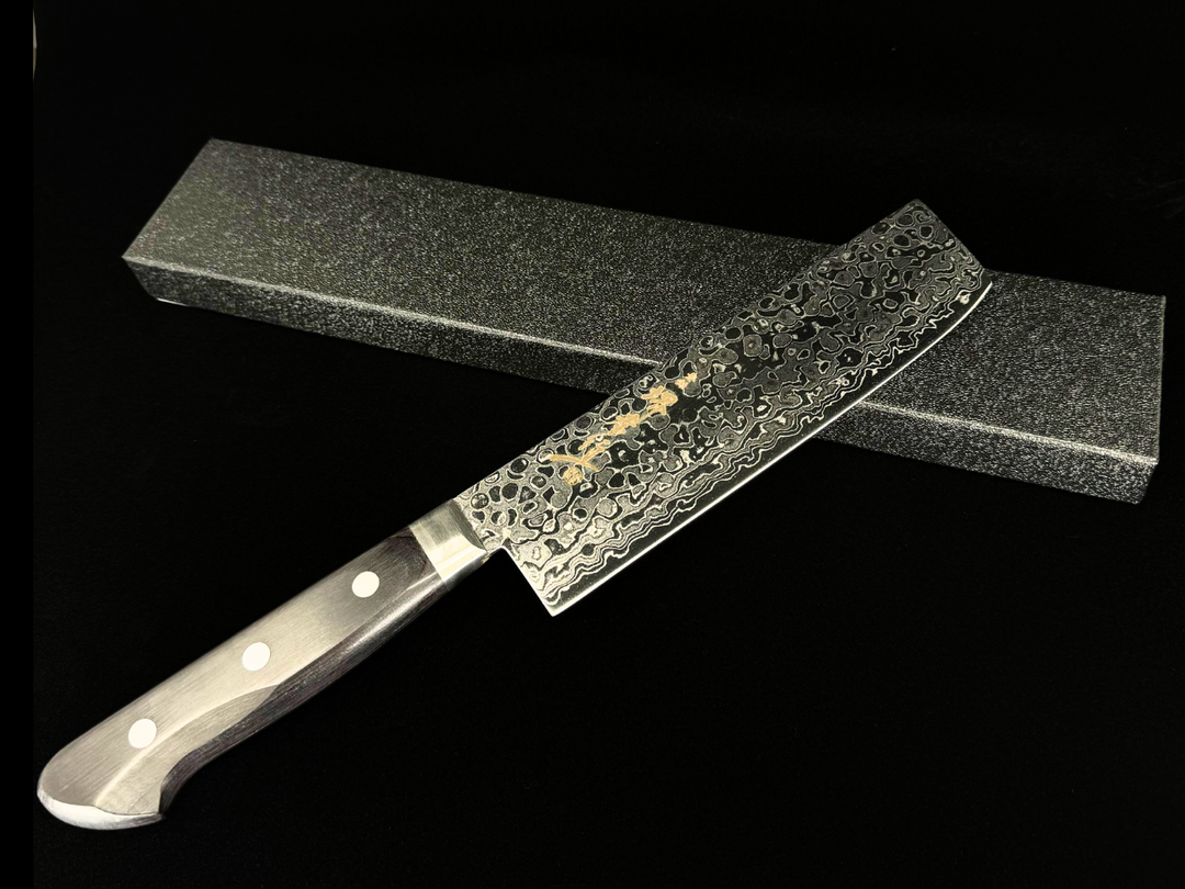 Sakai Takayuki 45-Layer Damascus Mirrored Nakiri Vegetable Knife 160mm (6.3"")