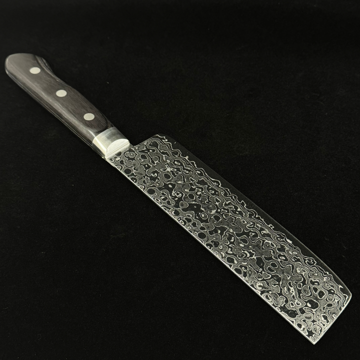 Sakai Takayuki 45-Layer Damascus Mirrored Nakiri Vegetable Knife 160mm (6.3"")