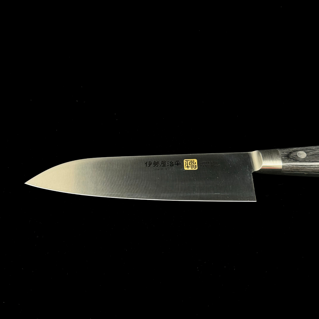 Iseya Molybdenum Gyuto Knife 180mm Black Micarta Handle