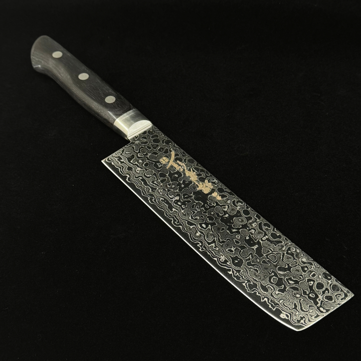 Sakai Takayuki 45-Layer Damascus Mirrored Nakiri Vegetable Knife 160mm (6.3"")