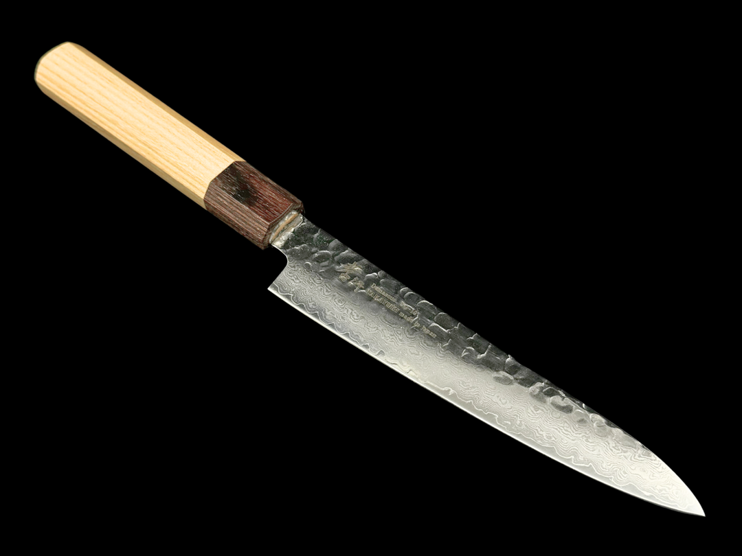 Sakai Takayuki 33-Layer Damascus Hammered VG10 Wa Gyuto Knife 210mm