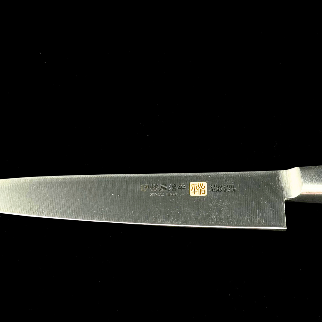 Iseya Molybdenum Gyuto Knife 210mm Black Micarta Handle