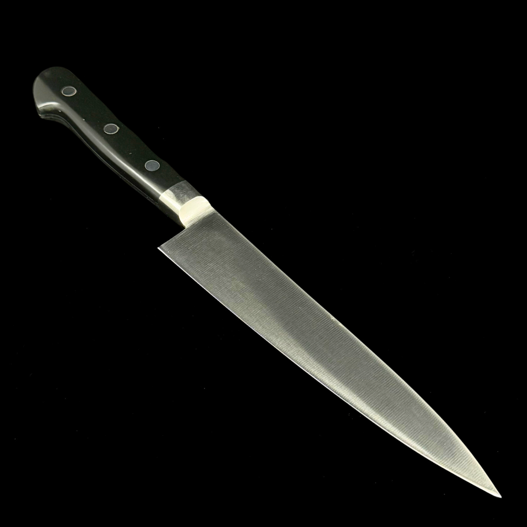 Iseya Molybdenum Gyuto Knife 210mm Black Micarta Handle