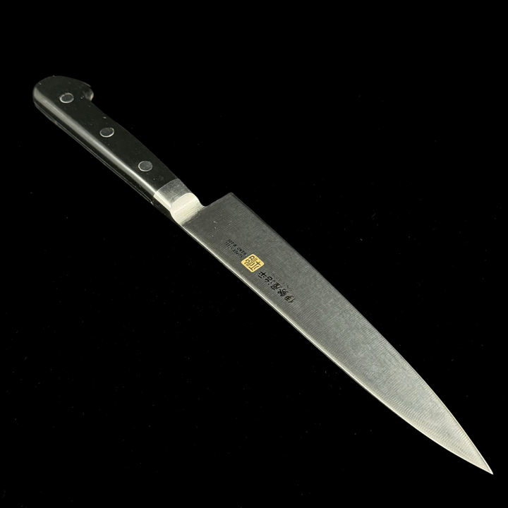 Iseya Molybdenum Gyuto Knife 210mm Black Micarta Handle