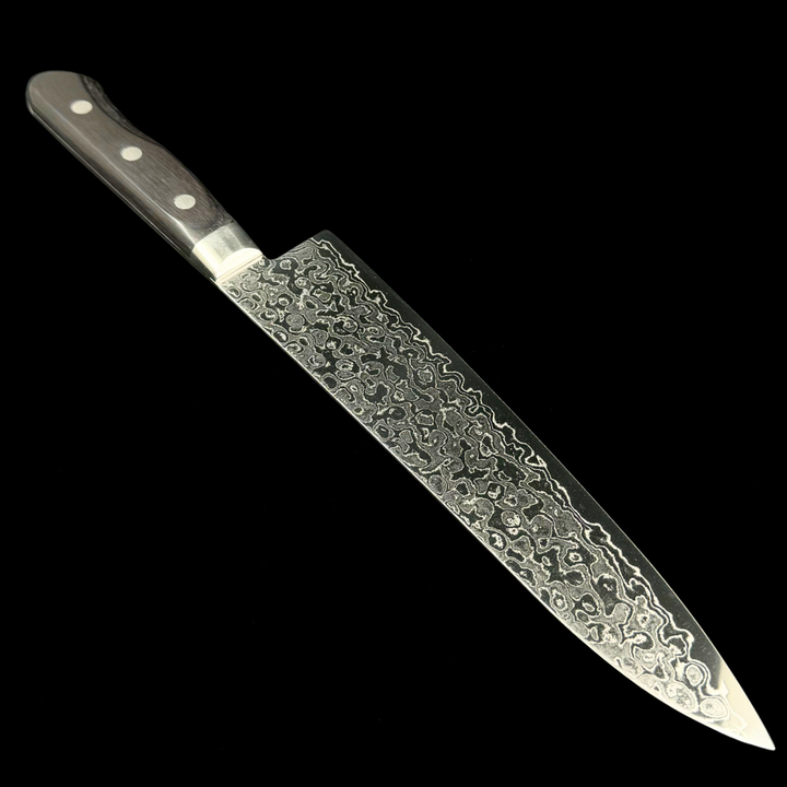 Sakai Takayuki 45-Layer Damascus Mirrored Chef's Gyuto Knife 210mm (8.2")