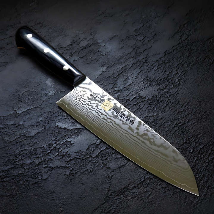 Iseya VG10 Damascus Santoku Knife 180mm