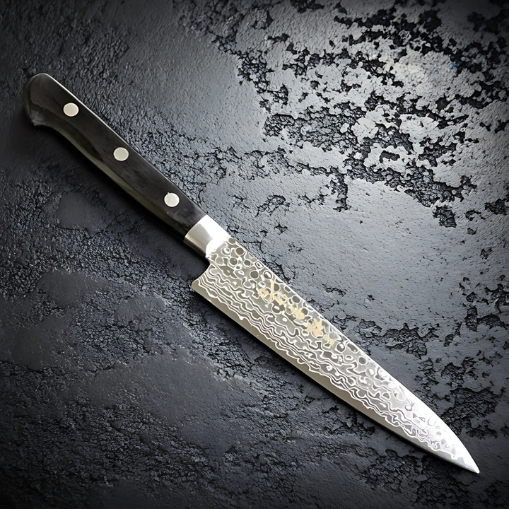 Sakai Takayuki 45-Layer Damascus Mirrored Petty Knife 135mm (5.3"")