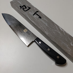 Iseya VG10 Damascus Santoku Knife 180mm