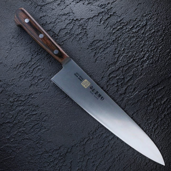 Iseya Molybdenum Gyuto Knife 210mm Mahogany Handle