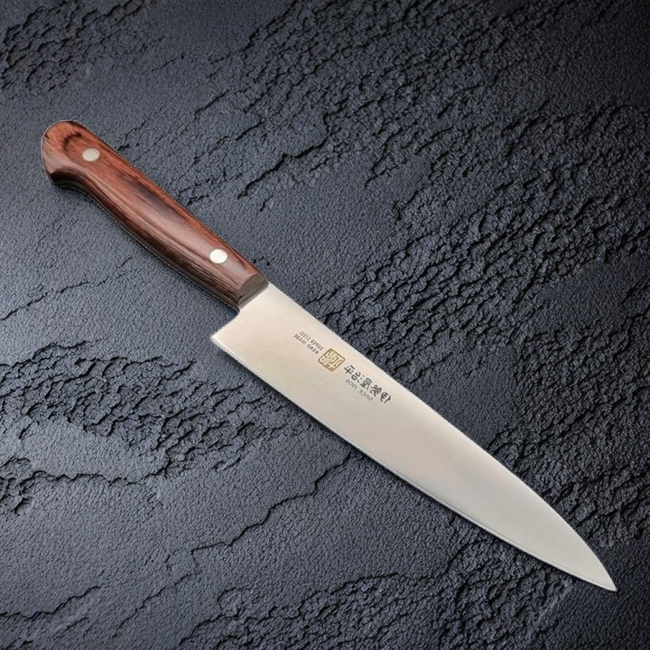 Iseya Molybdenum Petty Utility Knife 150mm Mahogany Handle