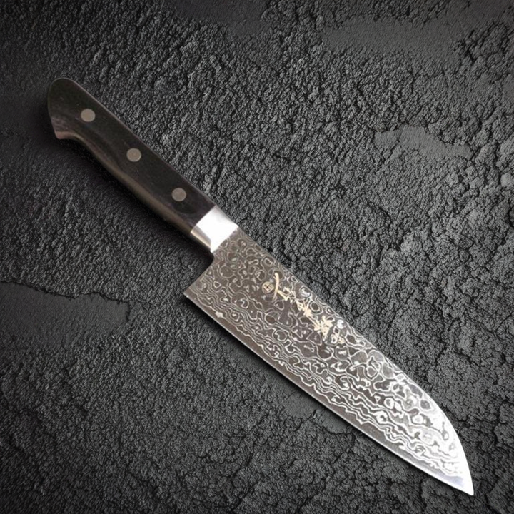 Sakai Takayuki 45-Layer Damascus Mirrored Santoku Knife 170mm (6.7"")