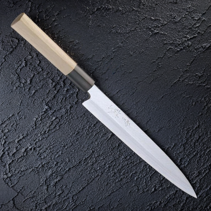 Yukifuji Yanagiba 210mm Chu-kasumi White Steel