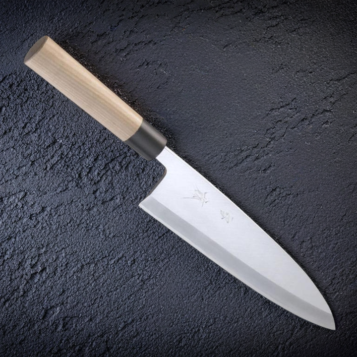 Yukifuji Deba Knife 240mm Chu-kasumi White Steel