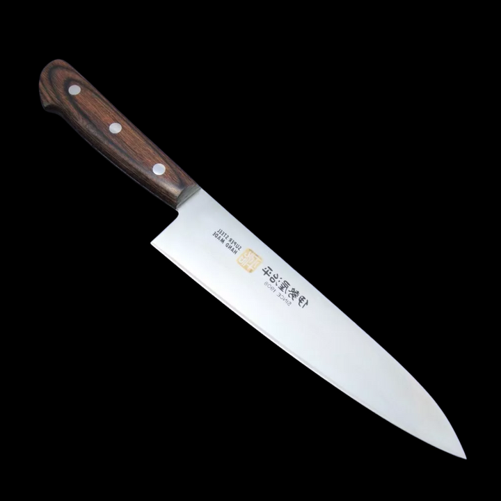 Iseya Molybdenum Gyuto Knife 180mm Mahogany Handle