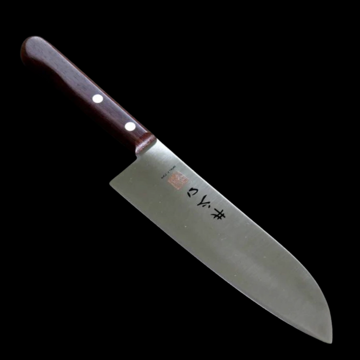 Inoguchi Santoku Kitchen Knife 165mm 6 1/2 inch Natural Wood