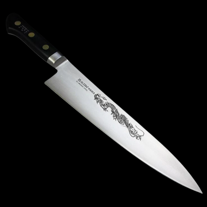 Misono Swedish High-Carbon Steel Deba Knife 210mm DRAGON