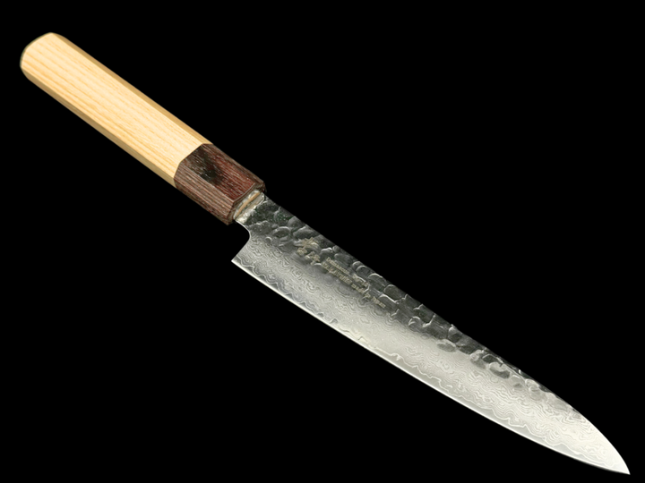 Sakai Takayuki 33-Layer Damascus Hammered VG10 Wa Petty Knife 150mm