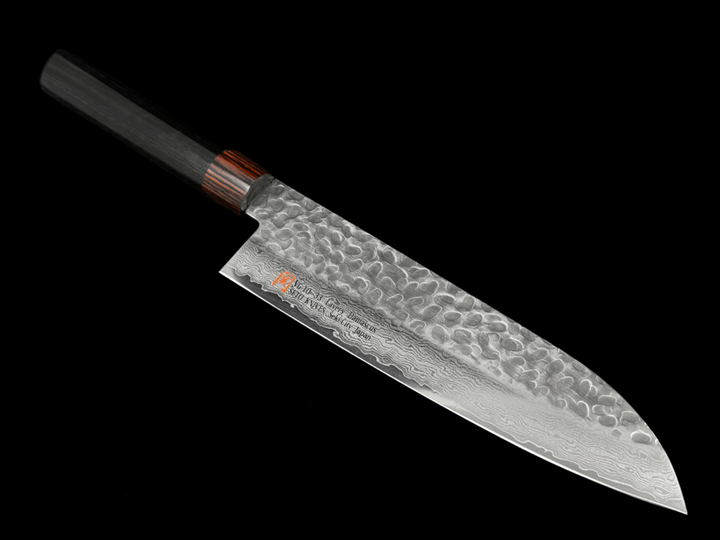 Iseya 33-Layer VG10 Damascus Santoku Japanese Knife 180mm