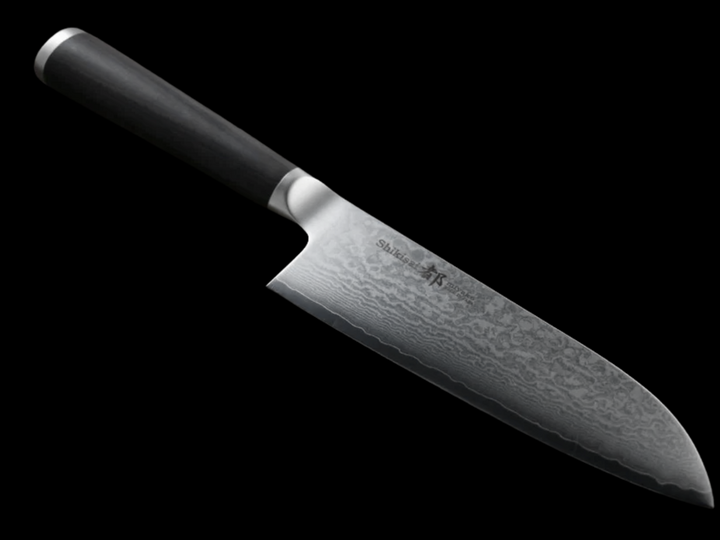 Shikisai MIYAKO 33 Layer Damascus Santoku Knife 180mm