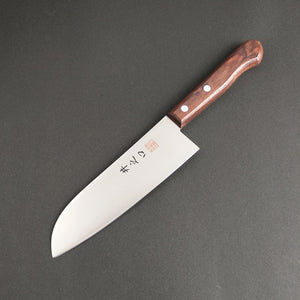 Inoguchi Santoku Kitchen Knife 165mm 6 1/2 inch Natural Wood