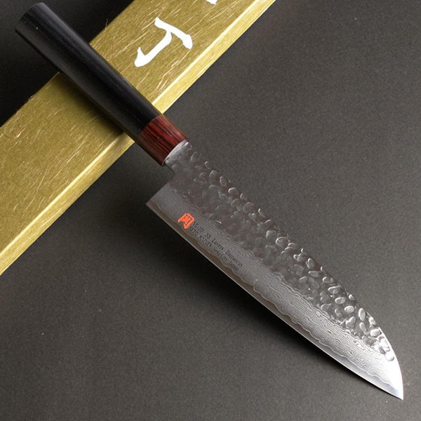 Iseya 33-Layer VG10 Damascus Santoku Japanese Knife 180mm