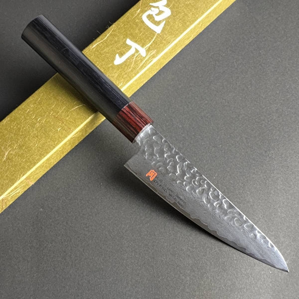 Iseya 33-Layer VG10 Damascus Small Santoku Japanese Knife 135mm