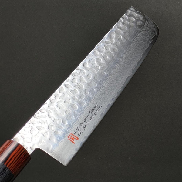 Iseya 33-Layer VG10 Damascus Usuba Japanese Knife 180mm