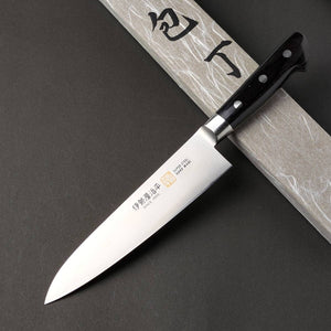 Iseya Molybdenum Gyuto Knife 180mm Black Pakka Wood Handle