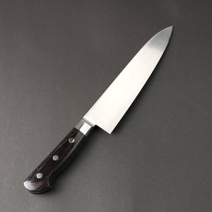 Iseya Molybdenum Gyuto Knife 180mm Black Pakka Wood Handle