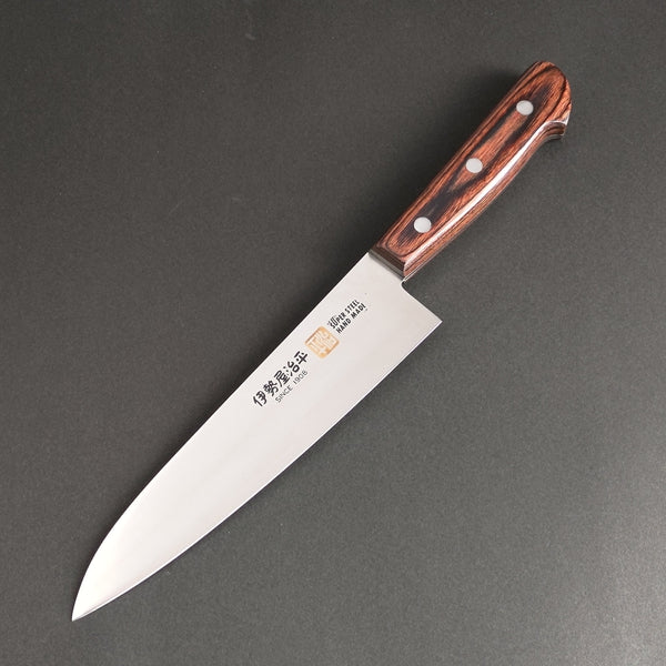 Iseya Molybdenum Gyuto Knife 180mm Mahogany Handle