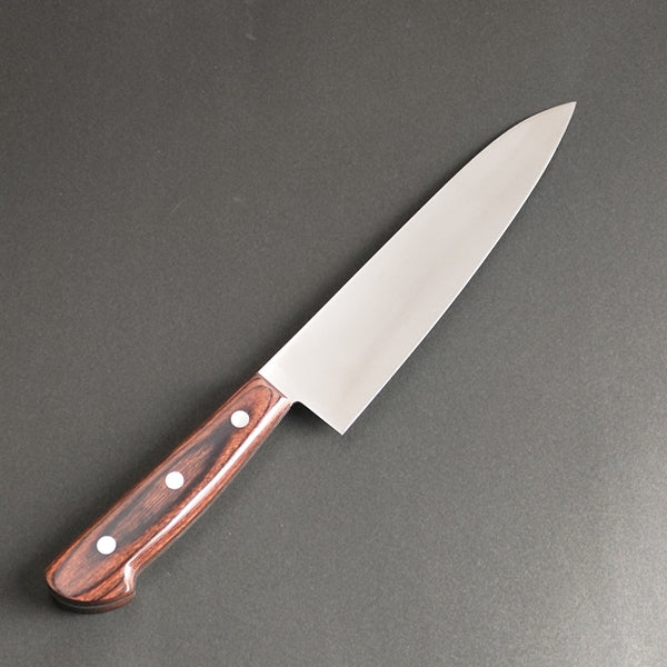 Iseya Molybdenum Gyuto Knife 180mm Mahogany Handle