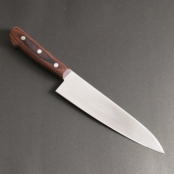 Iseya Molybdenum Gyuto Knife 180mm Mahogany Handle