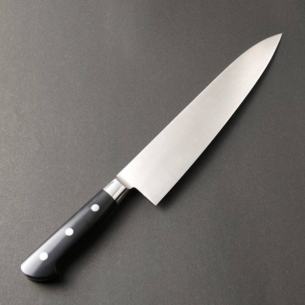 Iseya Molybdenum Gyuto Knife 210mm Black Micarta Handle