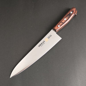 Iseya Molybdenum Gyuto Knife 210mm Mahogany Handle