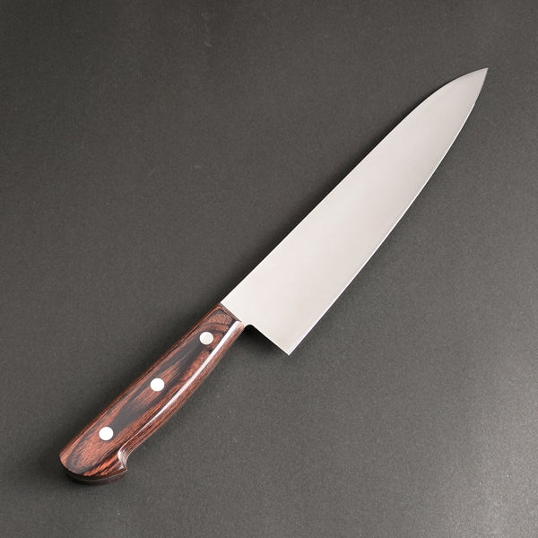 Iseya Molybdenum Gyuto Knife 210mm Mahogany Handle