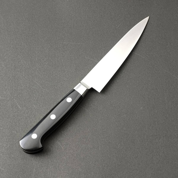 Iseya Molybdenum Petty Utility Knife 120mm Black Micarta Handle