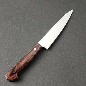 Iseya Molybdenum Petty Utility Knife 120mm Mahogany Handle