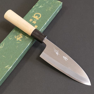 Yukifuji Deba Knife 135mm Chu-kasumi White Steel